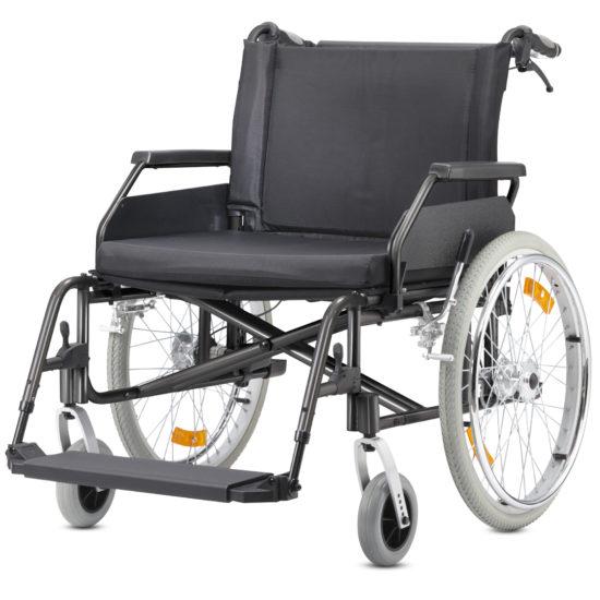 Algol Trehabilta liikkumisen apuvälineet. B+B Econ XXL on tukeva pyörätuoli vahvistetulla rungolla ­ maksimikantavuus 250 kg. Peruspyörätuoli, jossa on mukavuutta lisäävät säädöt ja runsaasti lisävarusteita.