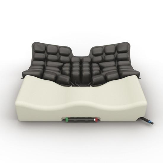 Algol Trehabilta istumisen apuvälineet. ROHO Hybrid Select -istuintyynyn HR-vaahtomuovipohjan muotoilu mahdollistaa toiminnallisen ja vakaan istuma-asennon pyörätuolin käyttäjille.