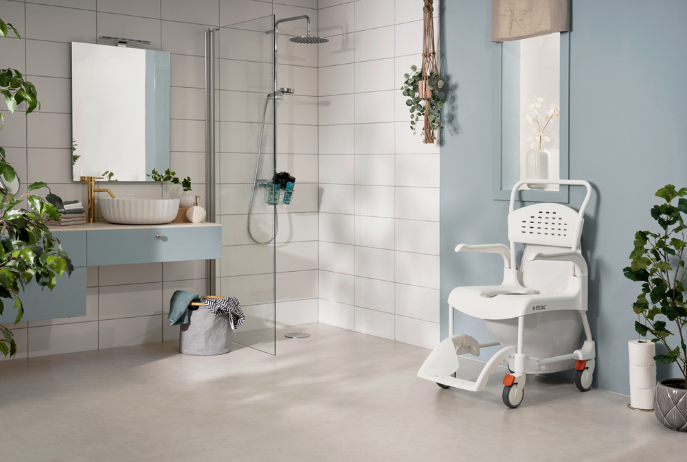 Etac Clean-suihkutuoli - wall-mounted toilet