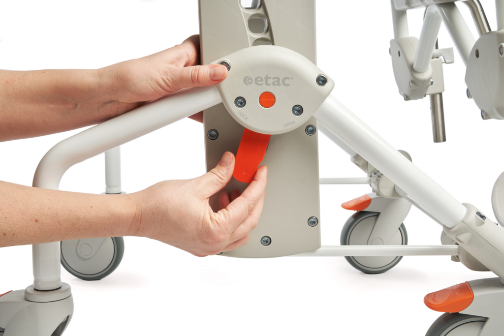 Etac Swift Mobil Tilt-2 - kallistettava wc- ja suihkutuoli - seat height