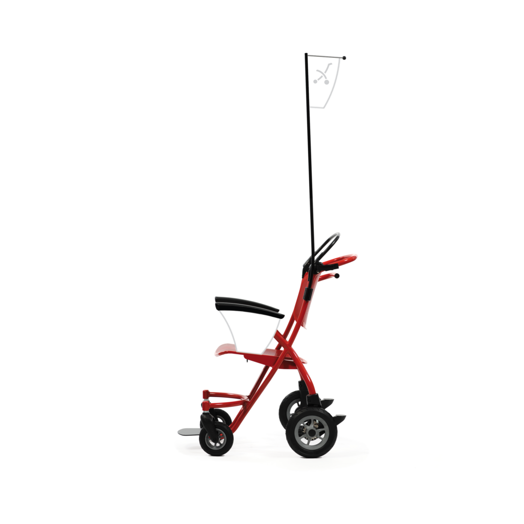 Life&Mobility- Axi2Go -kuljetustuoli - anti-theft-pole
