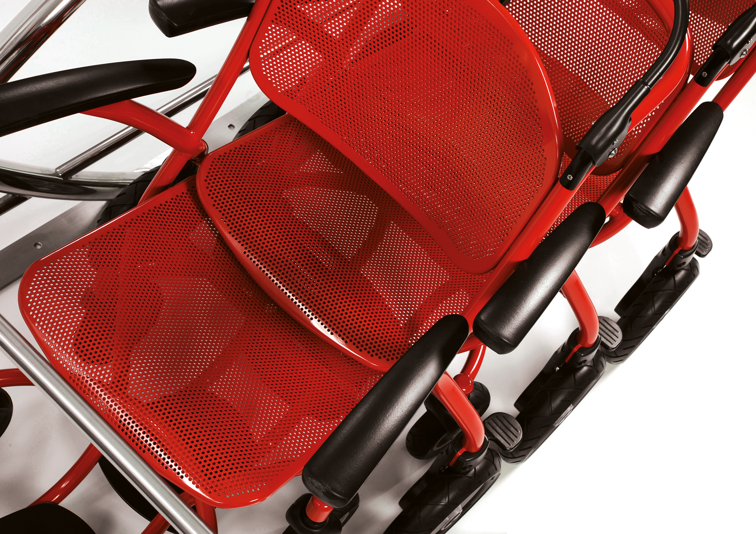 Life&Mobility Axi2Go -kuljetustuolin yksityiskohta