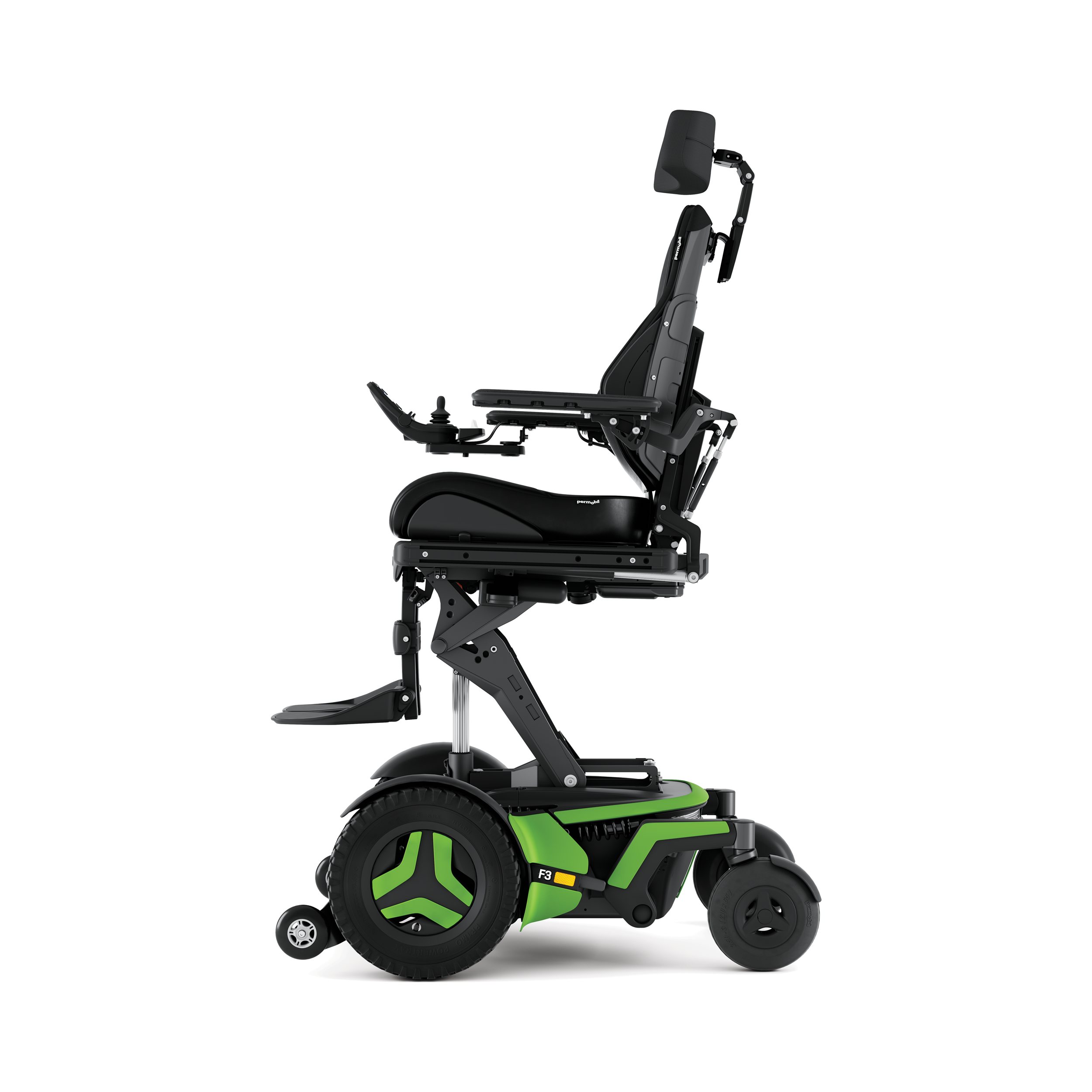 Permobil F3 3G Corpus -sähköpyörätuoli - active height