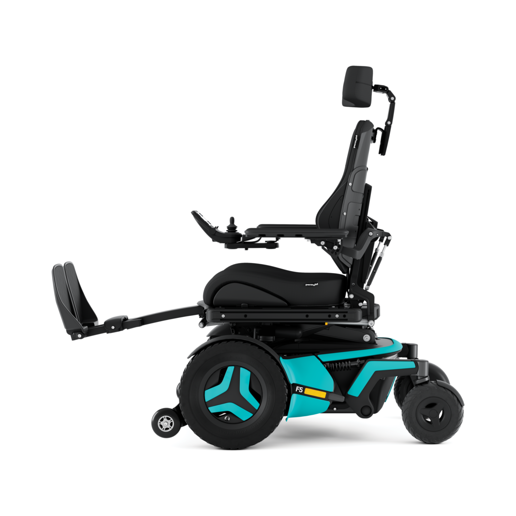 Permobil F5 Corpus -sähköpyörätuolin jalkatuki