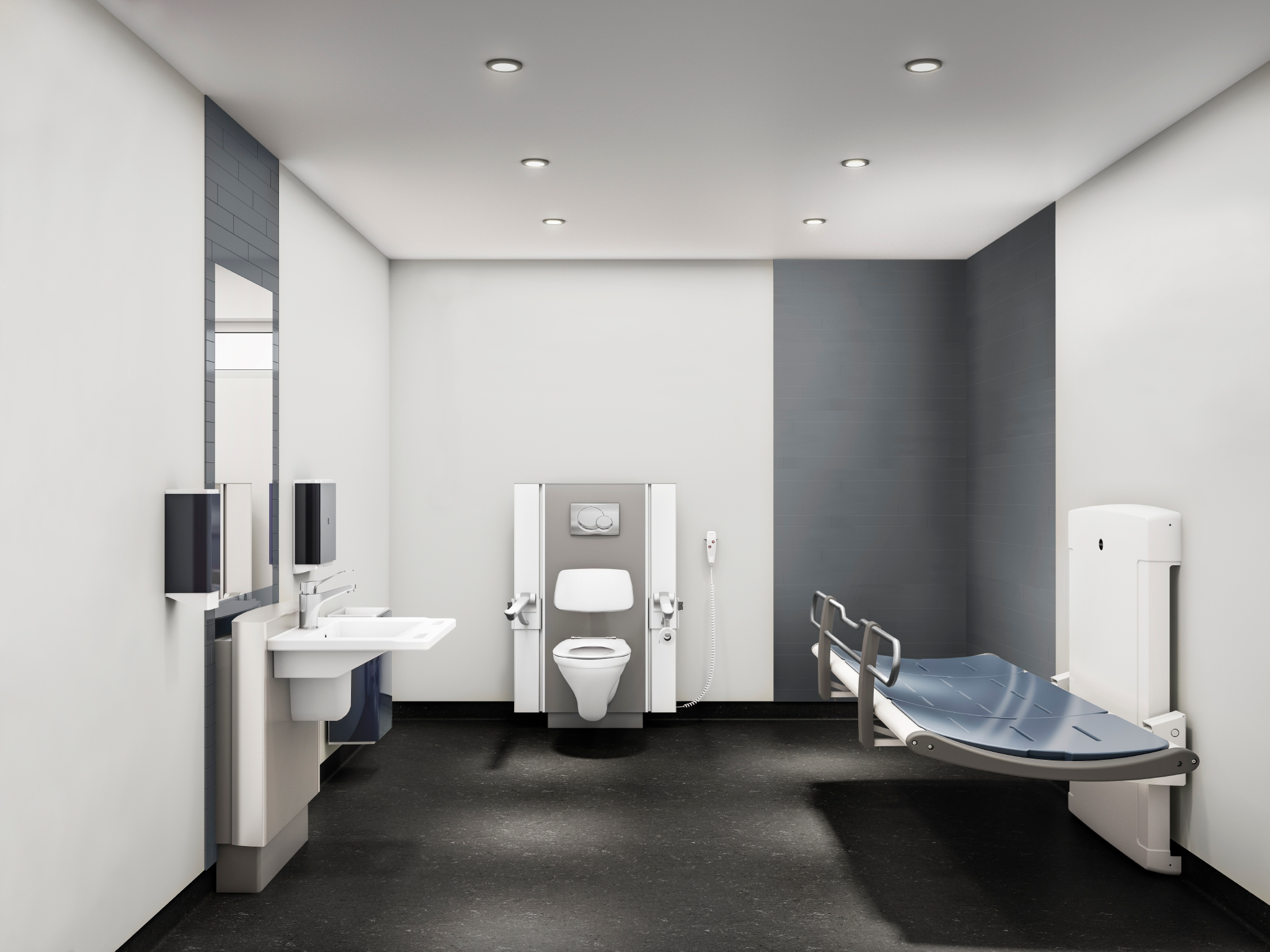Pressalit-pesutasot - Changing room