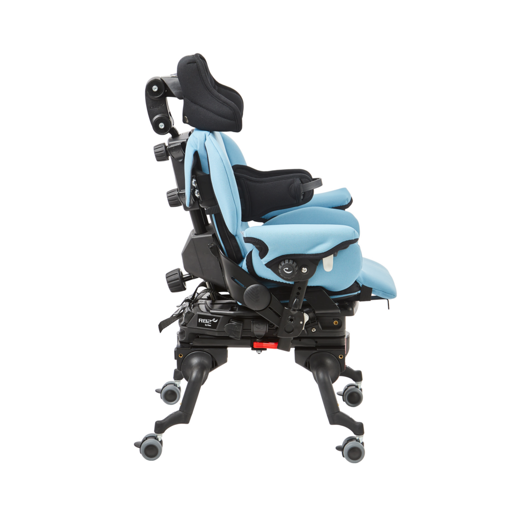 R82 x:panda-shape -istuin, Floor frame -alusta, legs with castor