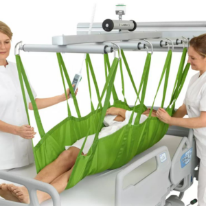 Liko FlexoStretch -nostopaari - potilas ja hoitajat