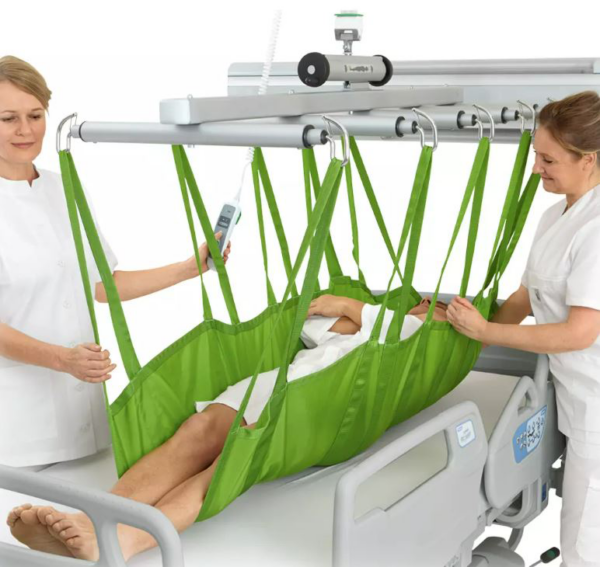 Liko FlexoStretch -nostopaari - potilas ja hoitajat