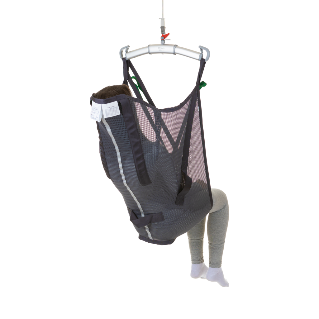 Liko Original - päätuellinen nostoliina - HighBack Sling, mallit 200 ja 210 Net takaa
