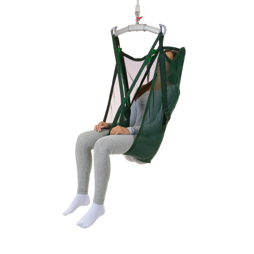 Liko Original - päätuellinen nostoliina - HighBack Sling, mallit 200 ja 210 Plastic coated net