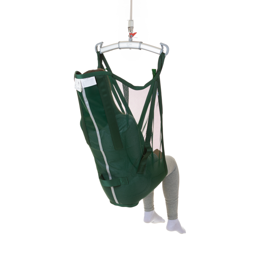 Liko Original - päätuellinen nostoliina - HighBack Sling, mallit 200 ja 210 Plastic coated net takaa