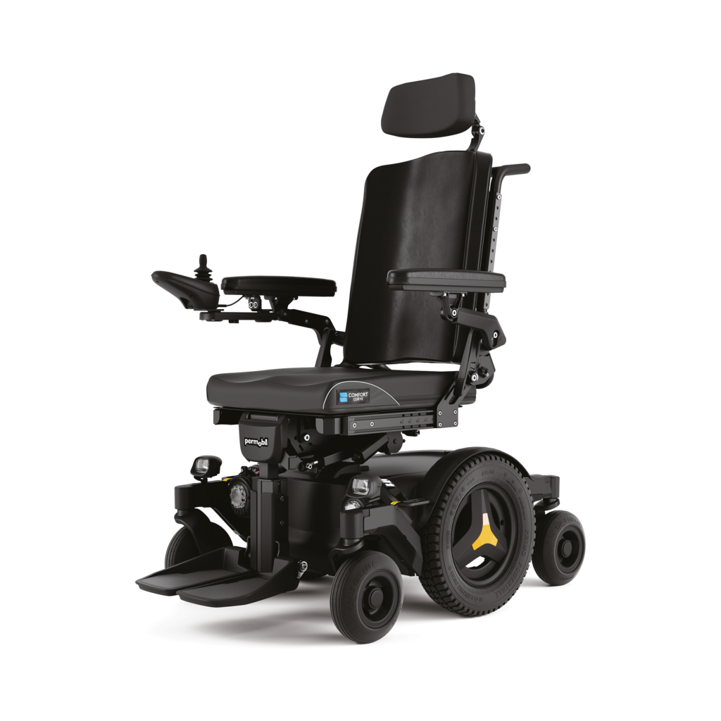 Permobil M 1 -sähköpyörätuoli - center mount legrest