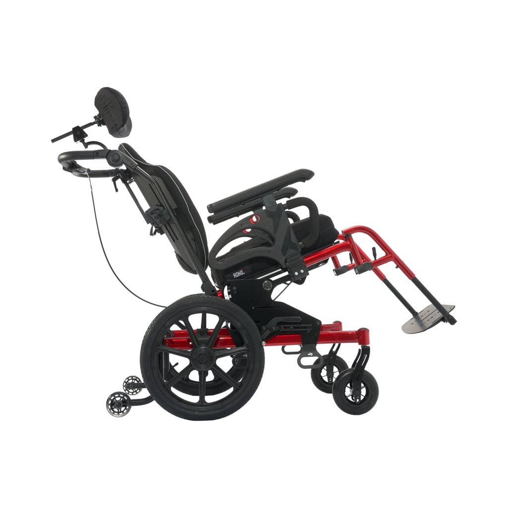 Permobil Progeo Easy Tilt -pyörätuoli, kallistus