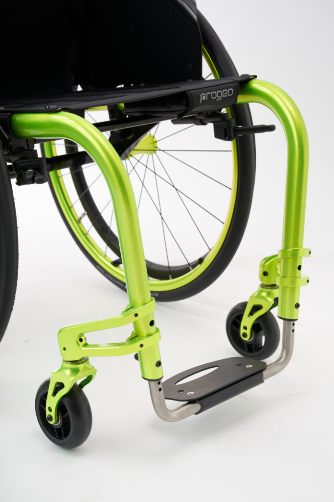Permobil Progeo Joker Aluminum -aktiivipyörätuoli, jalkatuki